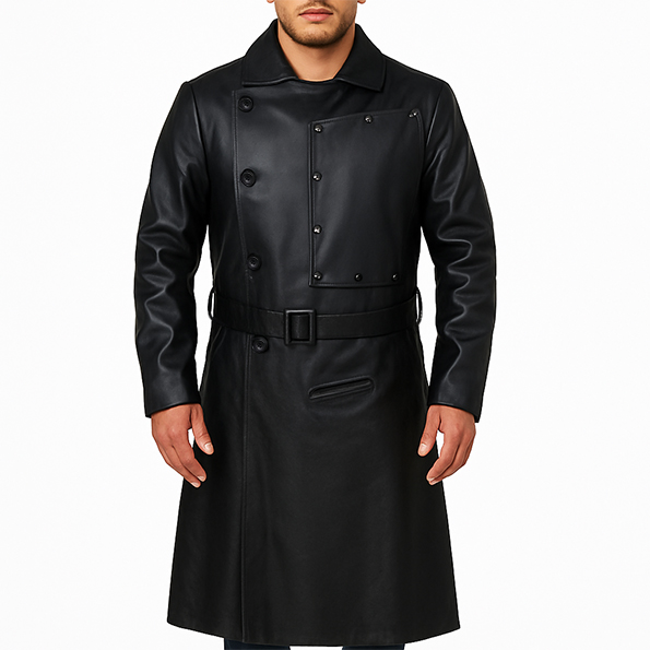 The Grand Budapest Hotel​ Willem Dafoe​ Trench Leather Caot