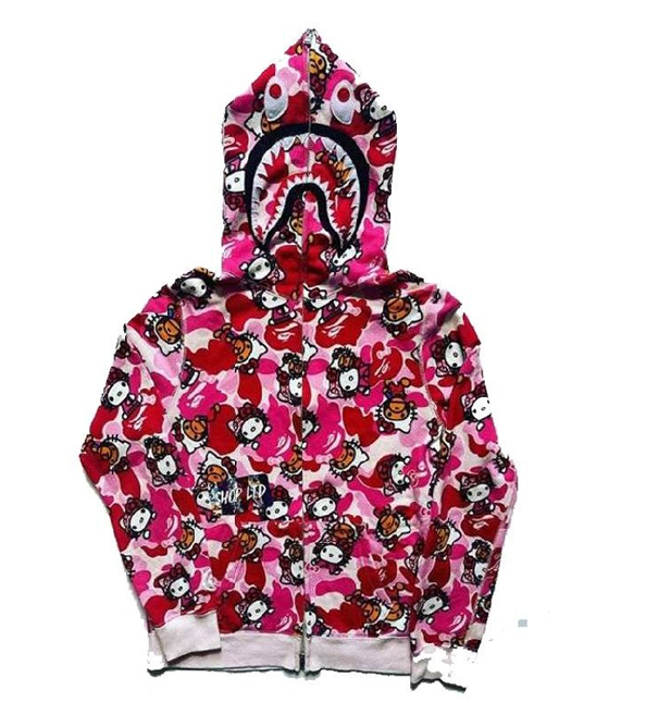【即発送／新品】BAPE × HELLO KITTY フーディ希少 ピンク 完売 Buy Hello Kitty Bape Pink Hoodie