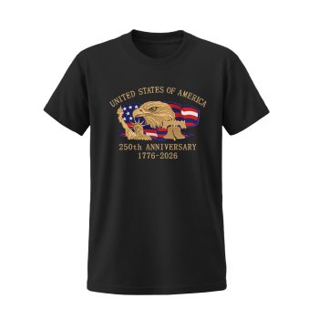 USA 250th anniversary t-shirt Black
