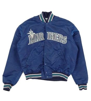 90s Mariners satin starter jacket